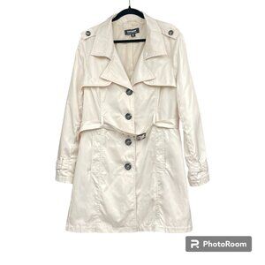 NWT! Women's COFFEESHOP Khaki Trench‎ Coat/Jacket- Size XXL